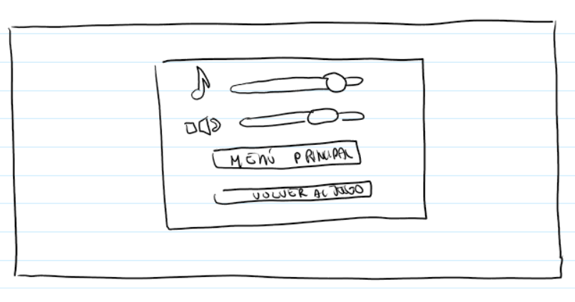 Pause Screen Wireframe